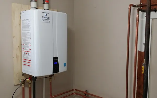 Expert indoor tankless water heater repair setup in Rockwall TX.